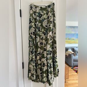 Free People Floral Maxi Skirt